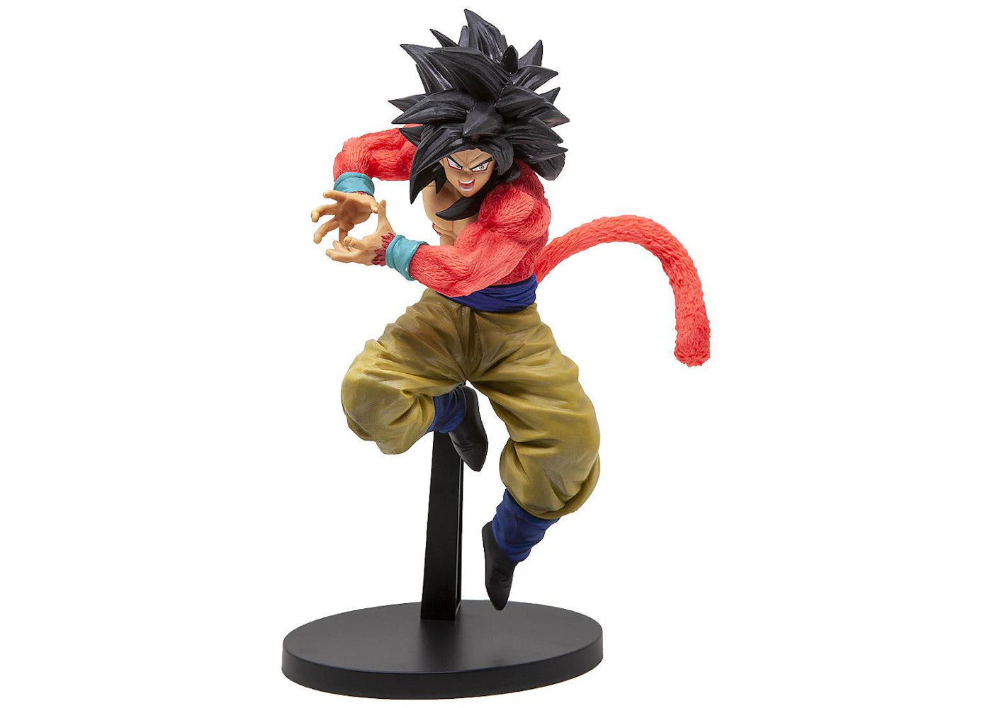 Banpresto Dragon Ball GT Super Saiyan 4 Son Goku x10 Kamehameha Figure Red