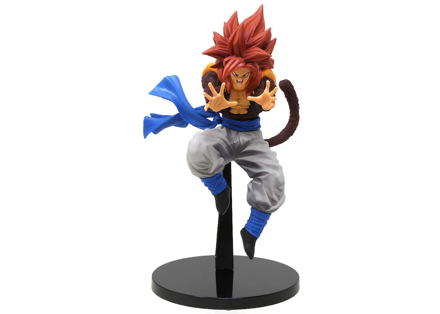 Banpresto Dragon Ball GT Ultimate Fusion Big Bang Kamehameha Super Saiyan 4 Gogeta Figure Red