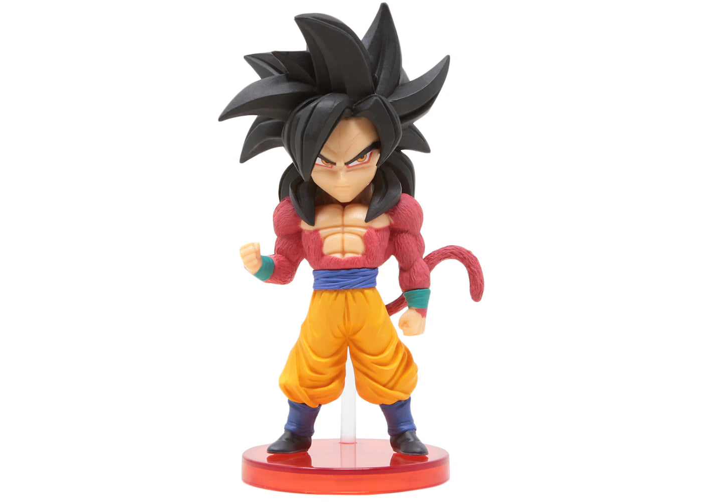 Banpresto Dragon Ball GT World Volume 1 004 Super Saiyan 4 Son Goku Figure Figure Red