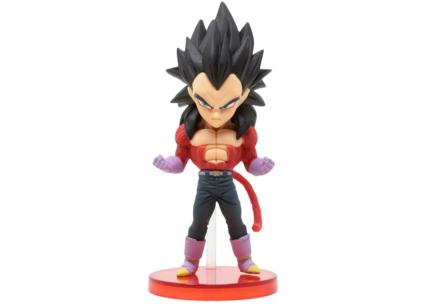Banpresto Dragon Ball GT World Volume 1 005 Super Saiyan 4 Vegeta Figure Figure Red