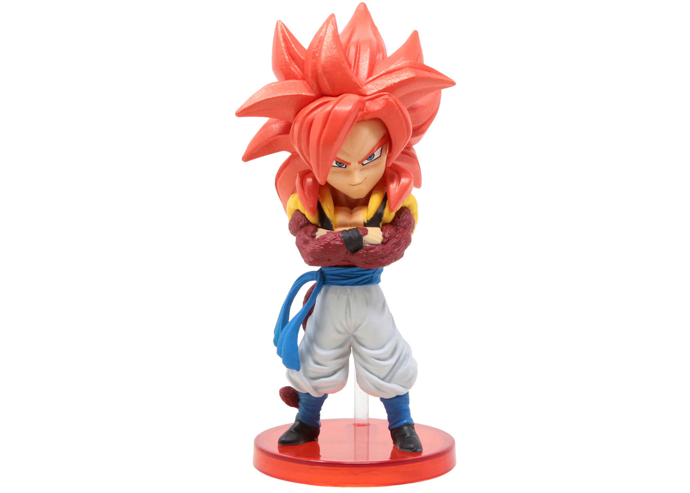 Banpresto Dragon Ball GT World Volume 2 008 Super Saiyan 4 Gogeta Figure Red