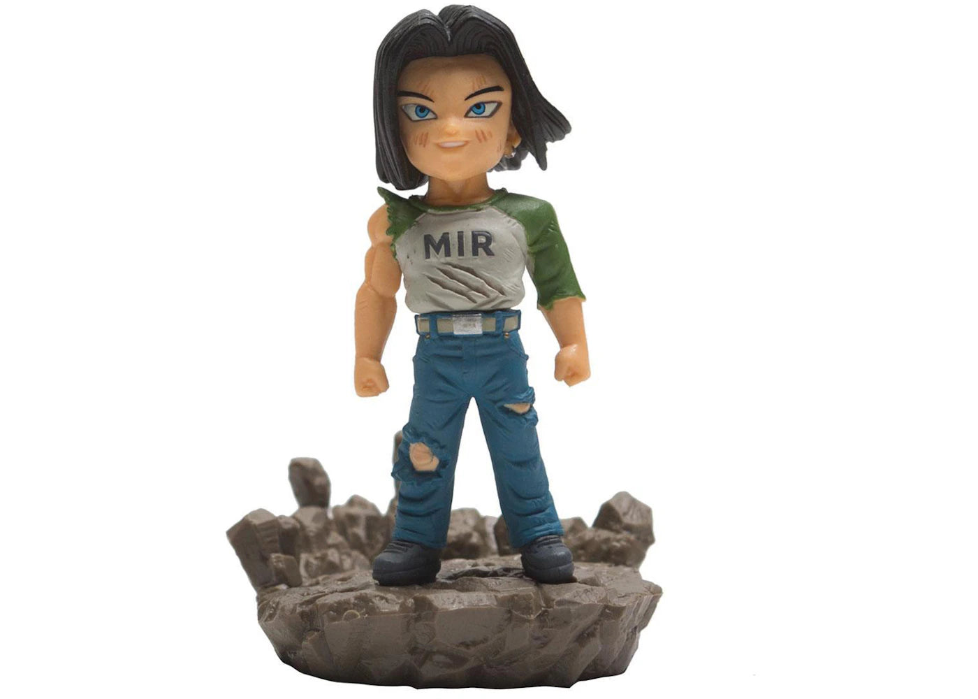 Banpresto Dragon Ball Super World Collectable Diorama Volume 2 08 Android 17 Figure Tan