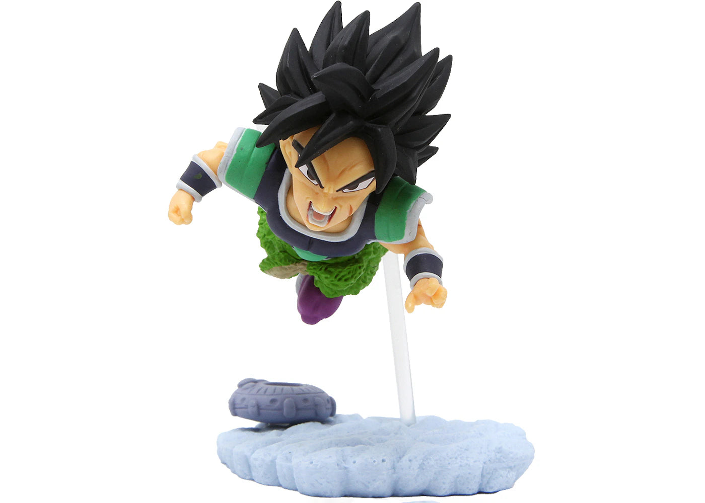 Banpresto Dragon Ball Super World Collectable Diorama Volume 4 B Broly Figure Green