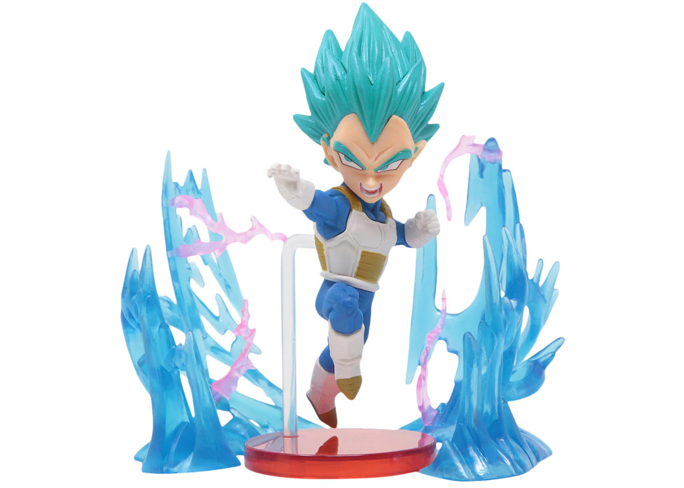 Banpresto Dragon Ball Super World Plus Effect 03 Super Saiyan God Super Saiyan Vegeta Figure Blue