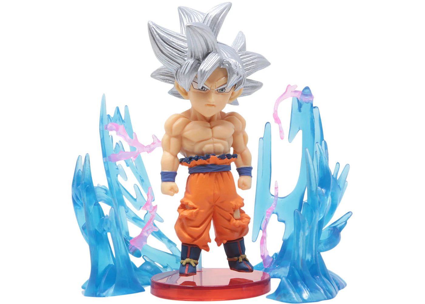 Banpresto Dragon Ball Super World Plus Effect 06 Autonomous Ultra Instinct Son Goku Figure Silver