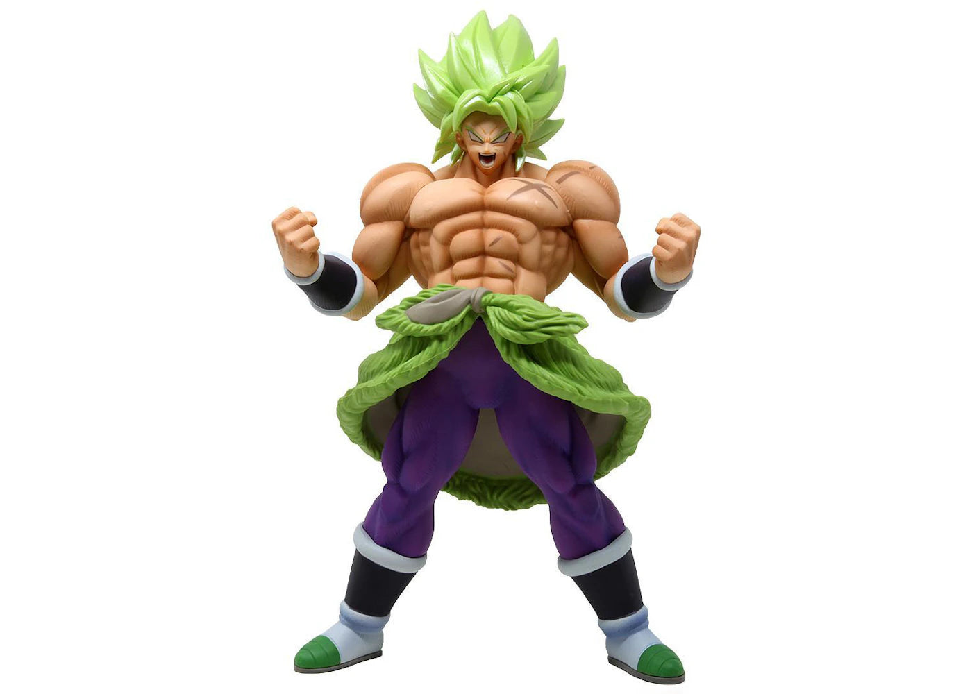 Banpresto Dragon Ball Super the Movie Chokoku Buyuden Super Saiyan Broly Full Power Figure Green