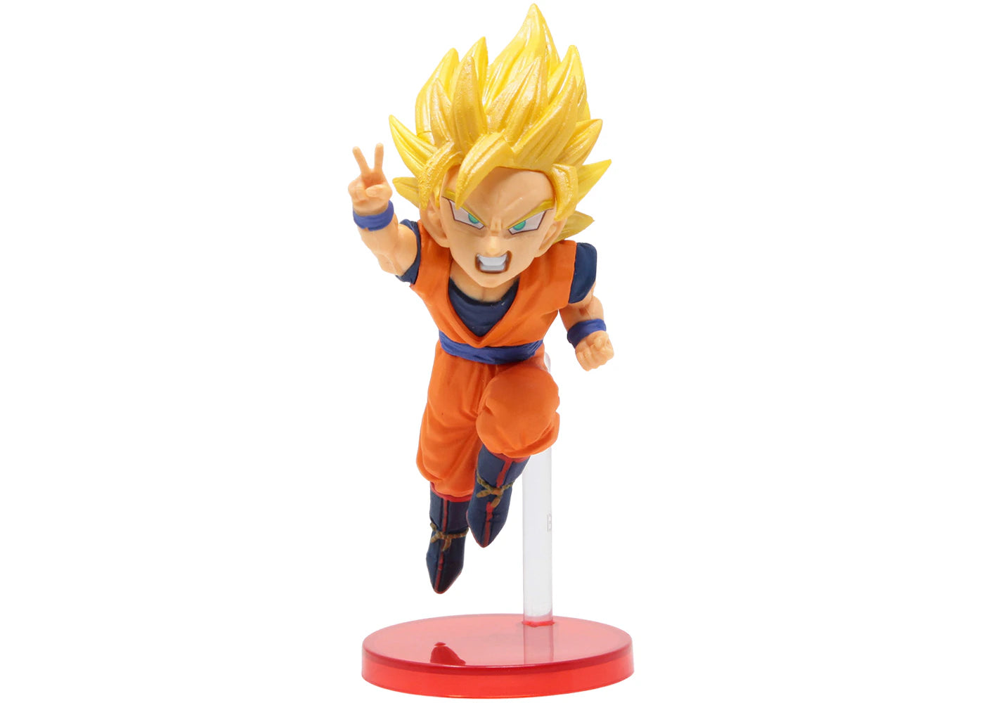 Banpresto Dragon Ball Z Dokkan Battle 5th Anniversary World 2 Super Saiyan 2 Son Goku Figure Orange