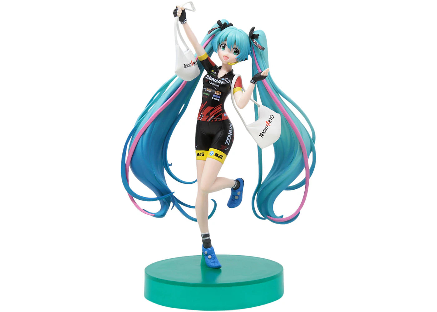 Banpresto Hatsune Miku Racing Version Espresto Est Print And Hair Racing Miku 2019 Teamukyo Figure Blue