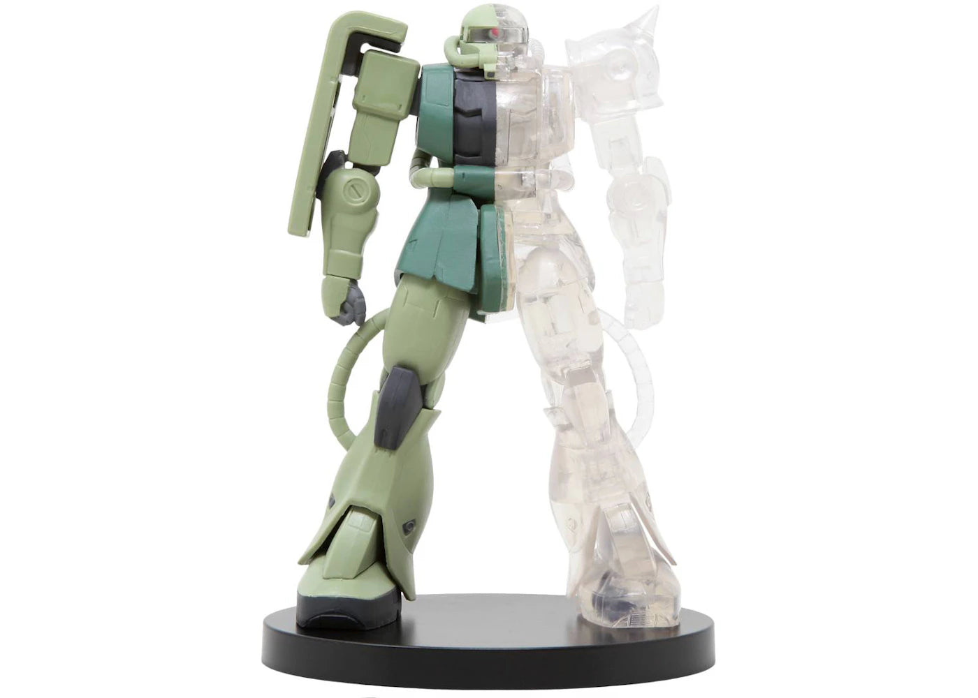 Banpresto Mobile Suit Gundam Internal Structure MS-06F Zaku II Version A Figure Clear & Green