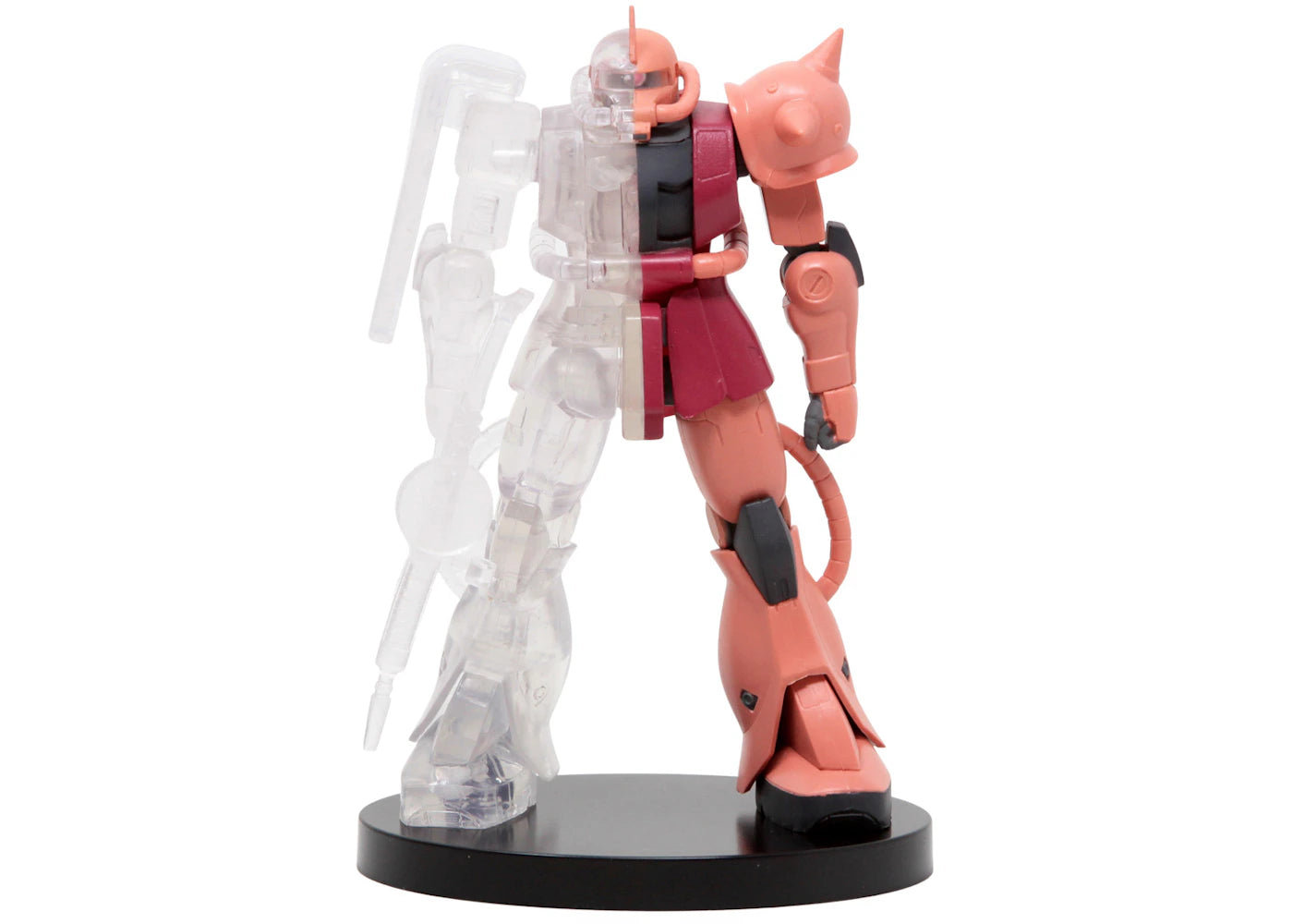 Banpresto Mobile Suit Gundam Internal Structure MS-06S Zaku II Char's Custom Version A Figure Clear & Red