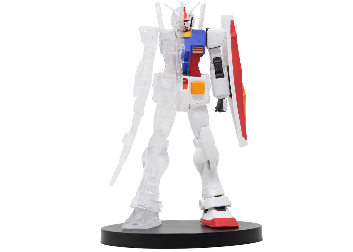 Banpresto Mobile Suit Gundam Internal Structure RX-78-2 Gundam Weapon Version A Figure Clear & White