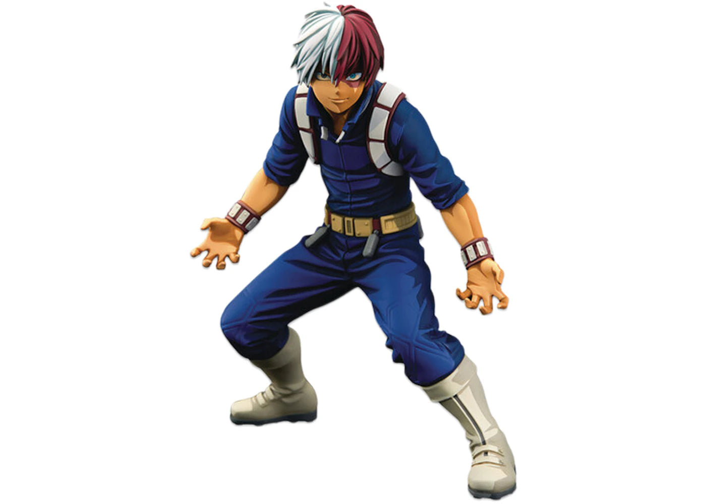 Banpresto My Hero Academia World Figure Colosseum Modeling Academy Super Master Stars Piece The Shoto Todoroki Two Dimensions Figure Blue