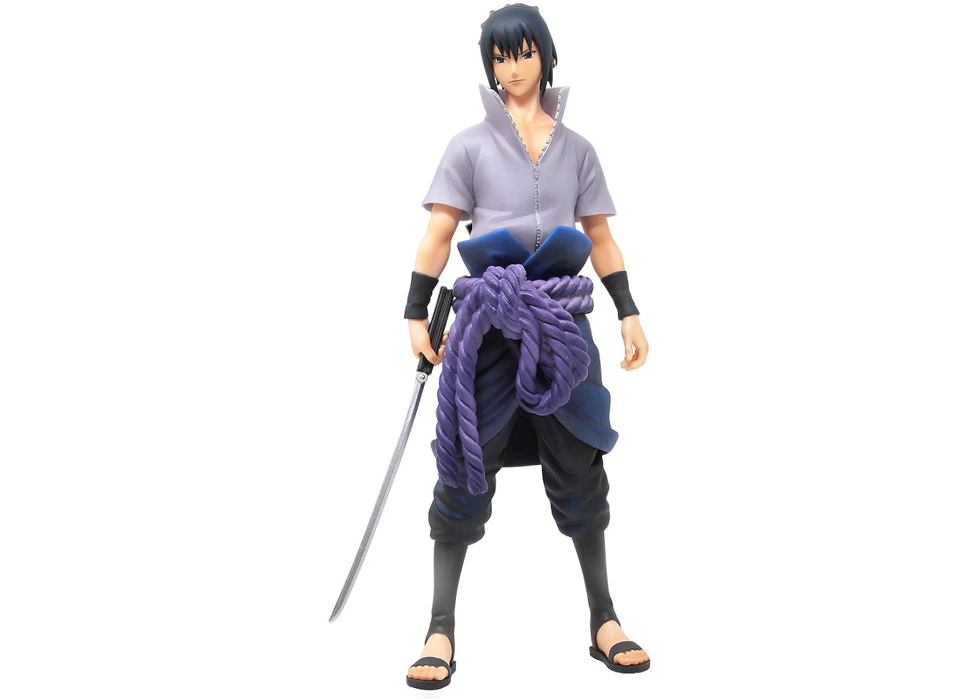 Banpresto Naruto Shippuden Grandista Nero Uchiha Sasuke Figure Purple