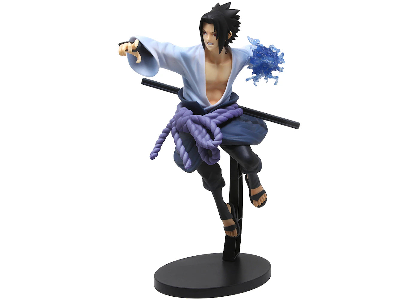 Banpresto Naruto Shippuden Vibration Stars Uchiha Sasuke Figure Blue