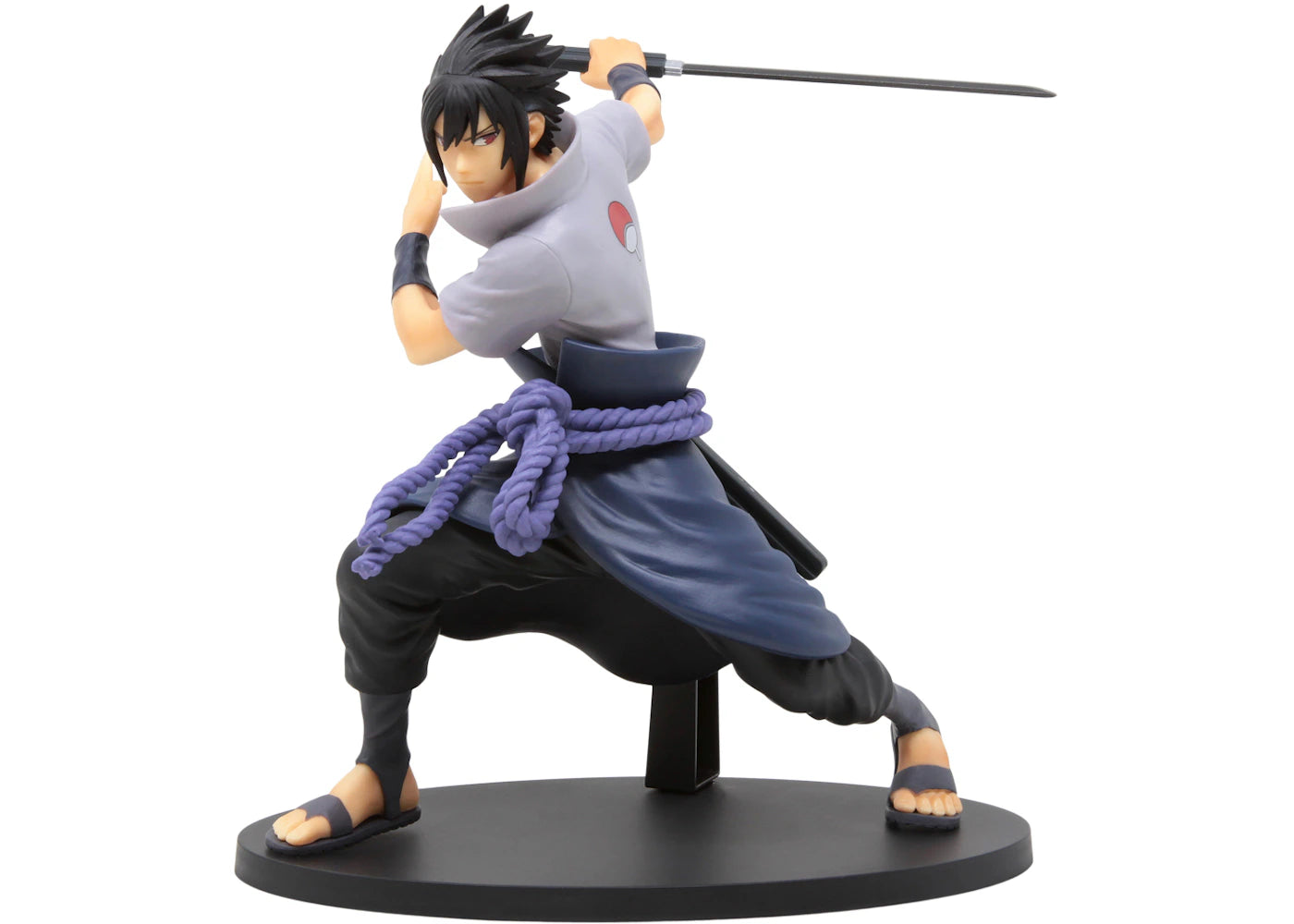 Banpresto Naruto Shippuden Vibration Stars Uchiha Sasuke II Figure Purple