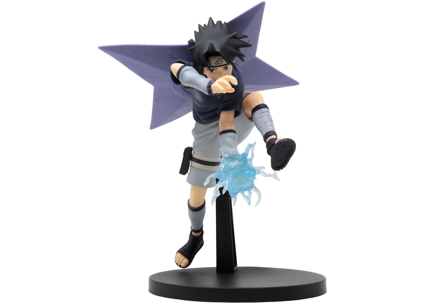 Banpresto Naruto Vibration Stars Sasuke Uchiha Figure Purple