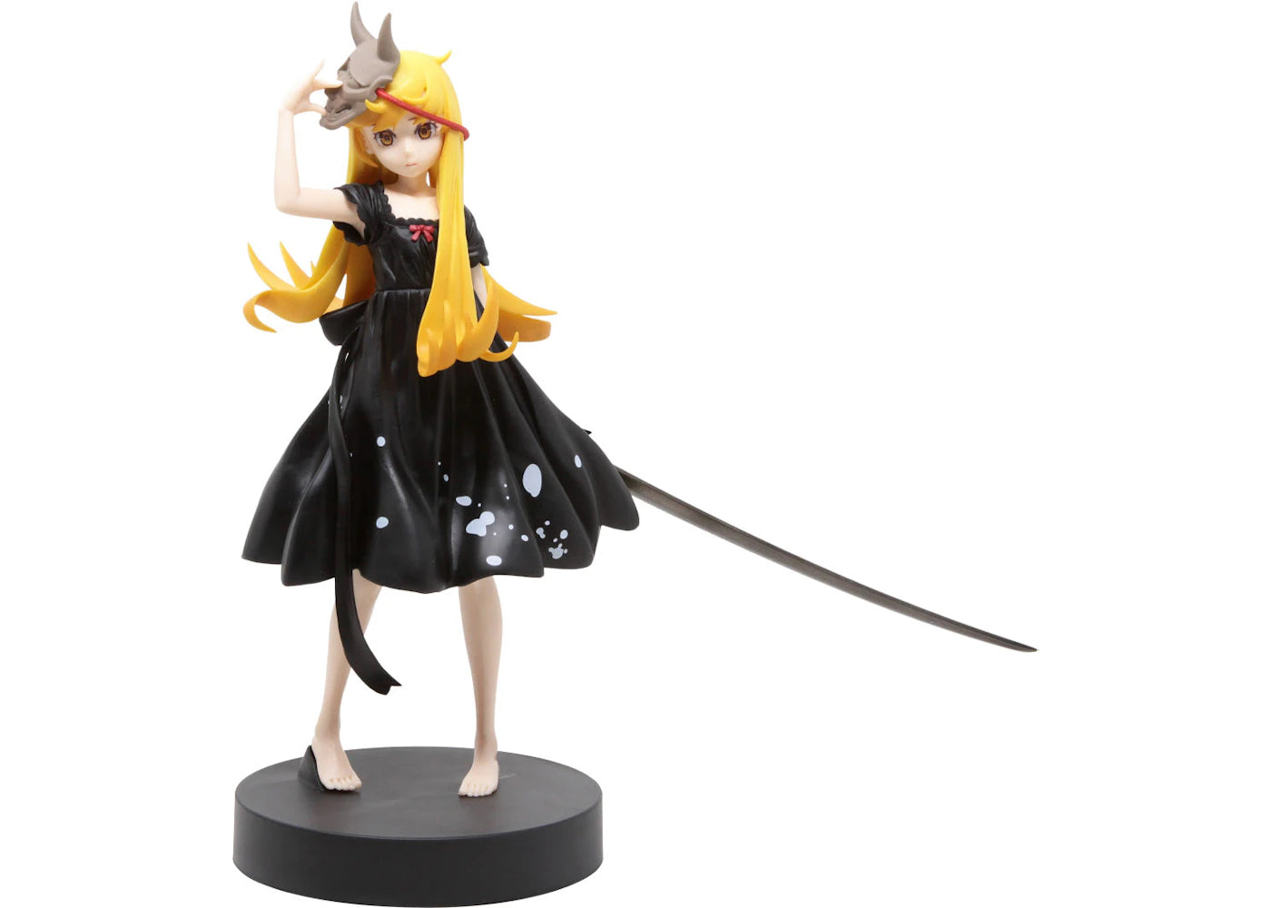 Banpresto Nisio Isin Daijiten Exq Figure Shinobu Oshino Special Color Version Figure Black