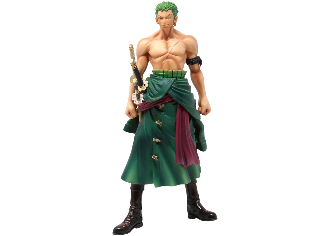 Banpresto One Piece Chronicle Master Stars Piece The Roronoa Zoro Figure Teal