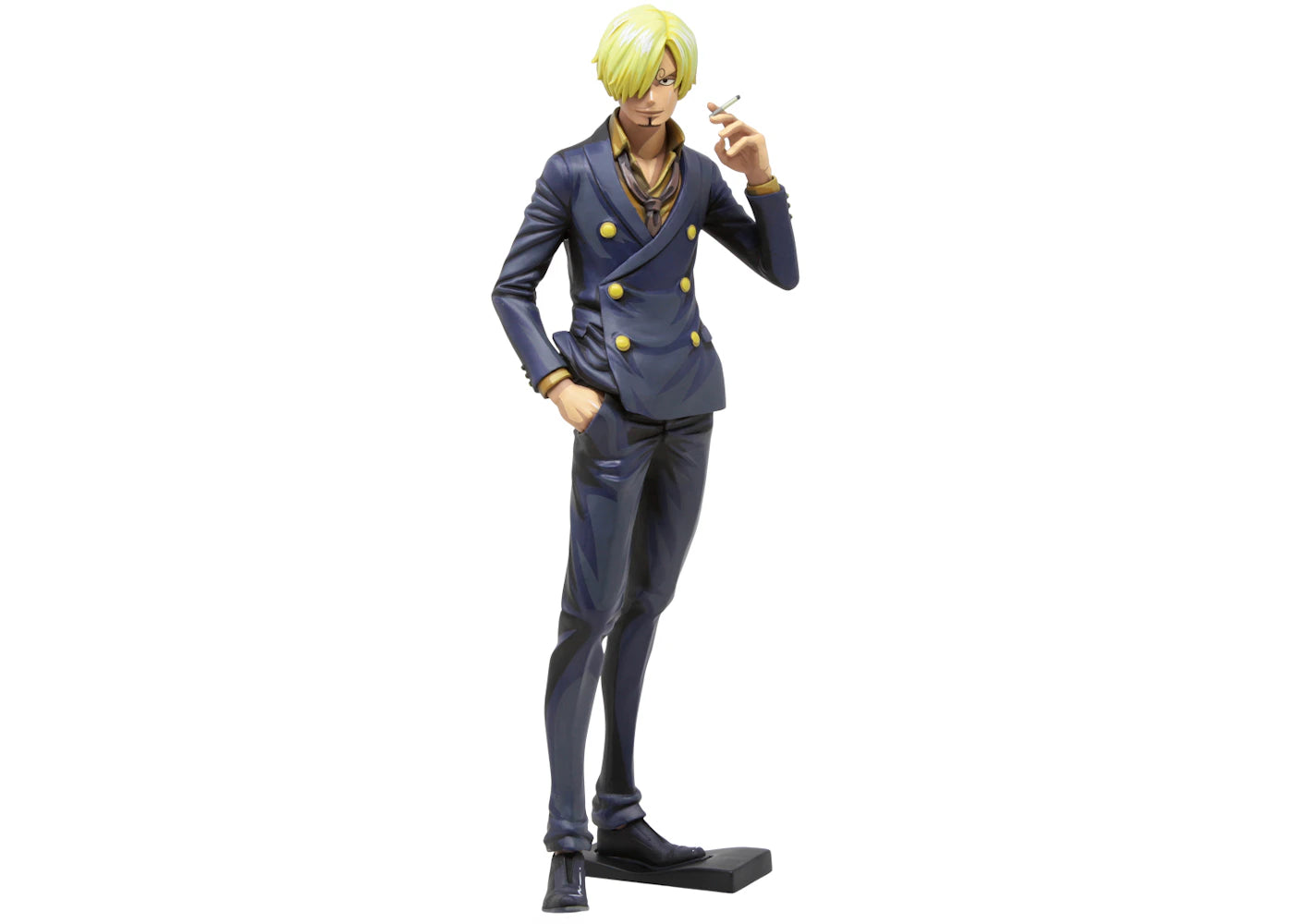 Banpresto One Piece Grandista Manga Dimensions Sanji Figure Navy