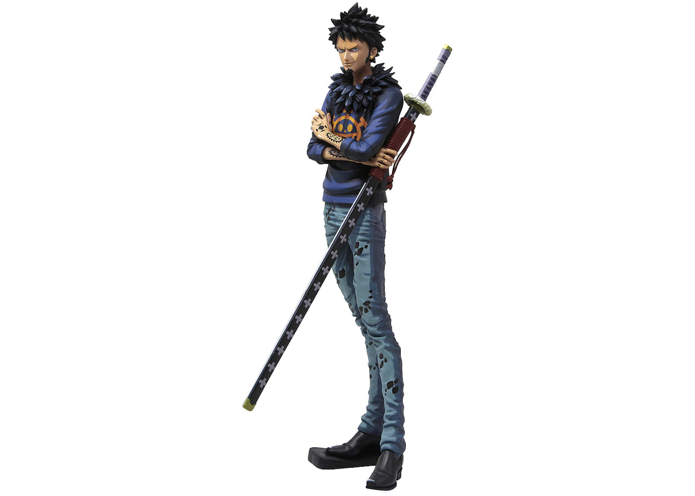 Banpresto One Piece Grandista Manga Dimensions Trafalgar Law Figure Blue
