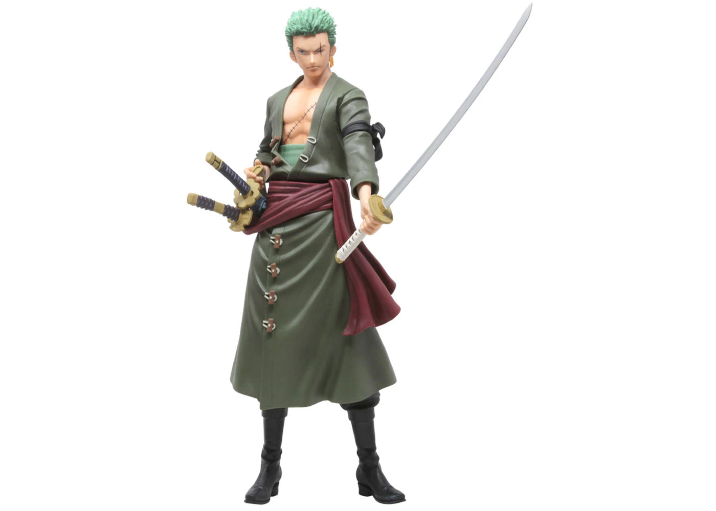 Banpresto One Piece Grandista Nero Roronoa Zoro Figure Green