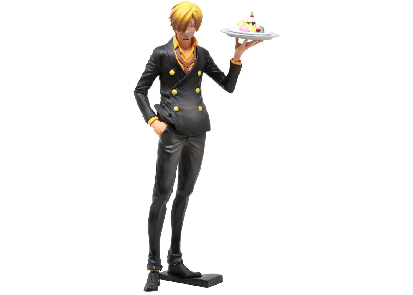 Banpresto One Piece Grandista Nero Sanji Figure Black