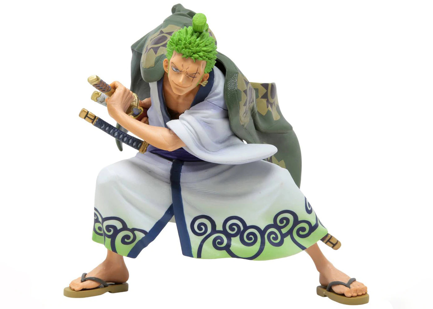 Banpresto One Piece King of Artist Wano Kuni Roronoa Zoro Figure Green