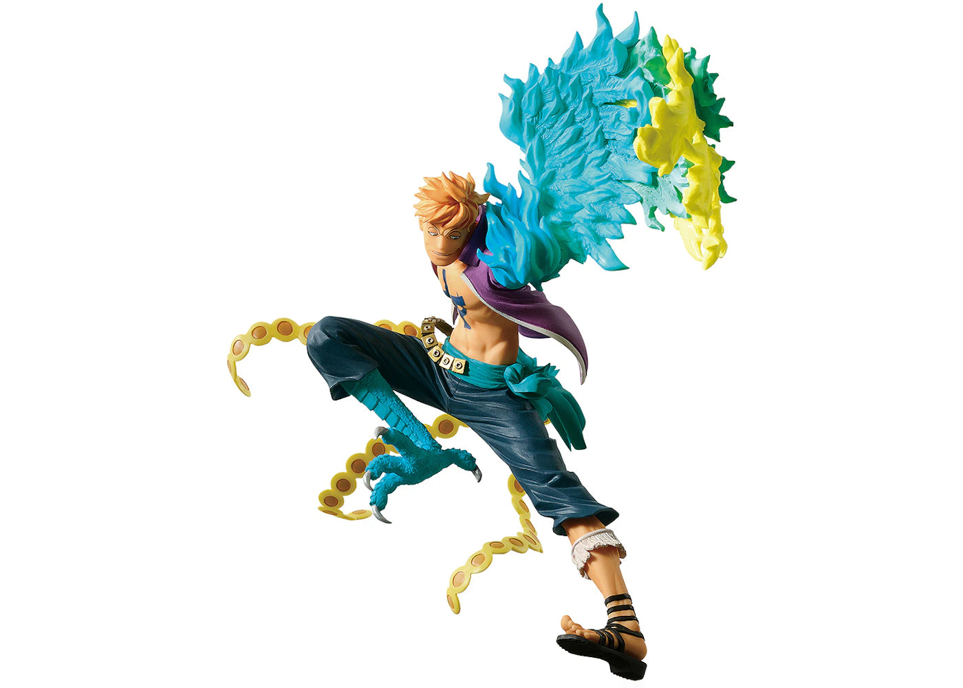 Banpresto One Piece Scultures Big Banpresto Colosseum 6 Volume 6 Marco Re-Run Figure Blue