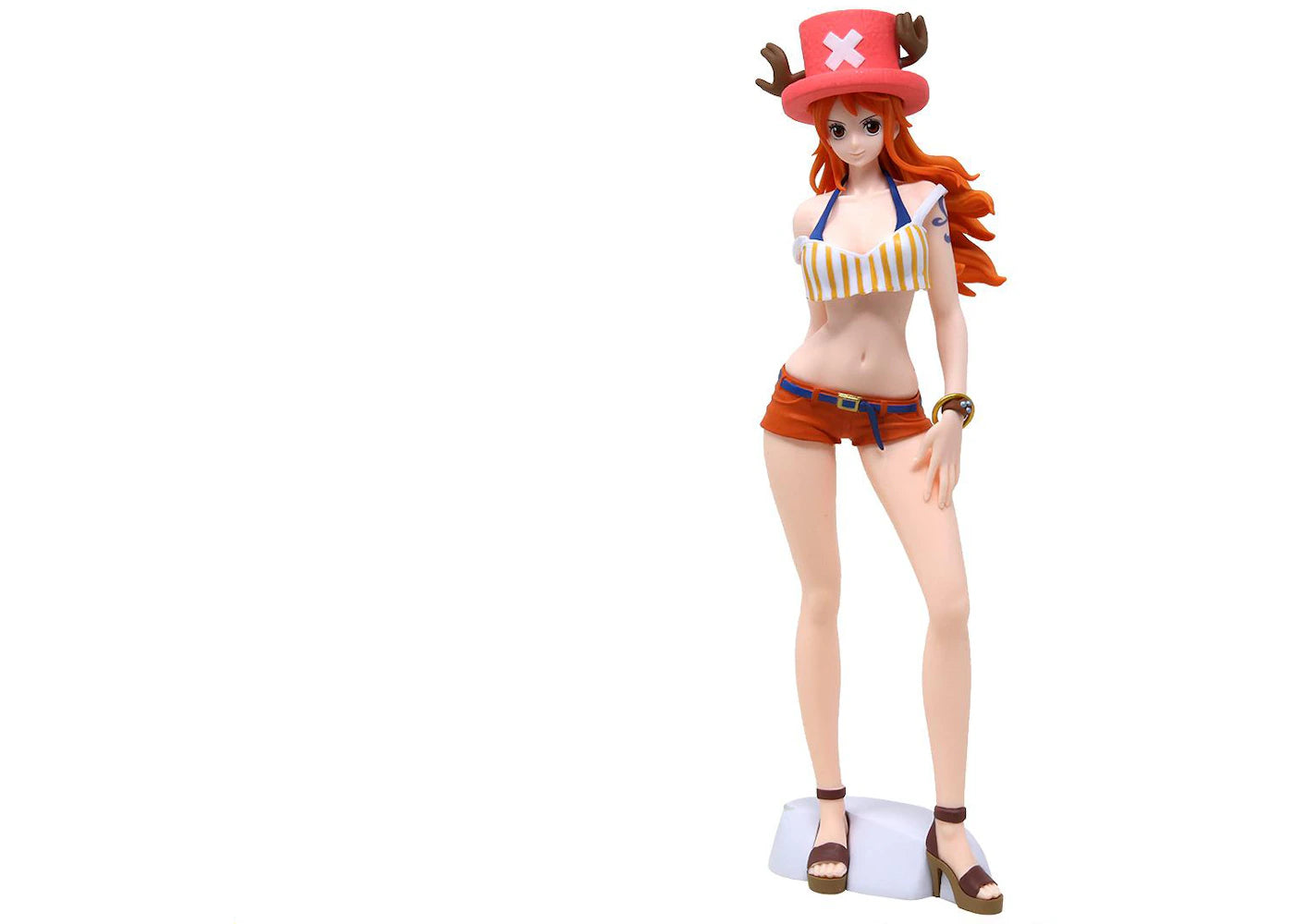 Banpresto One Piece Sweet Style Pirates Nami A Normal Color Version Figure Navy & Pink
