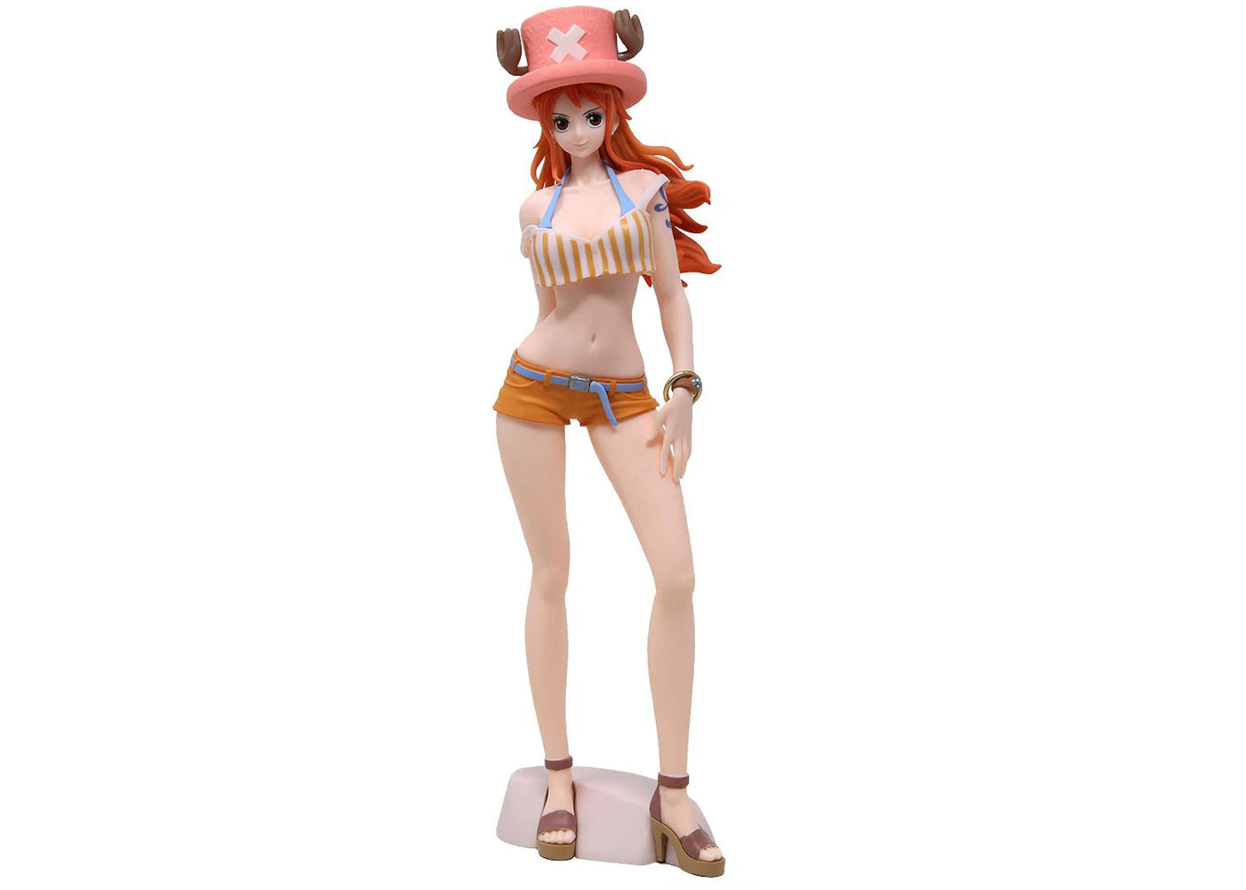Banpresto One Piece Sweet Style Pirates Nami B Variant Color Version Figure Pink