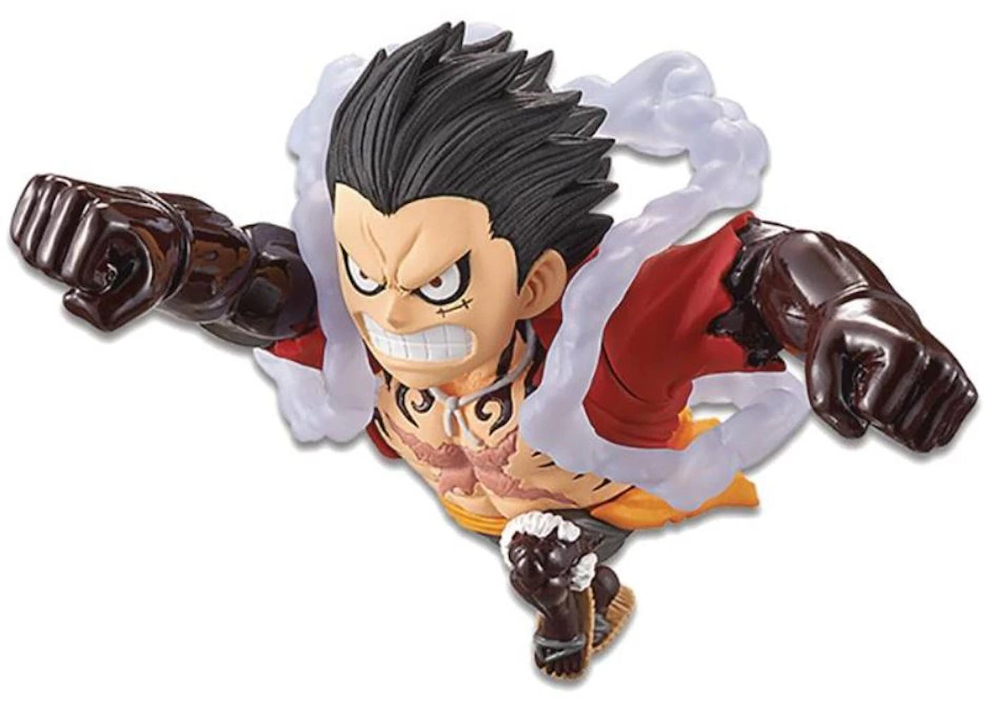 Banpresto One Piece World Collectable Treasure Rally Vol. 1 Monkey D. Luffy Gear 4 Figure Red
