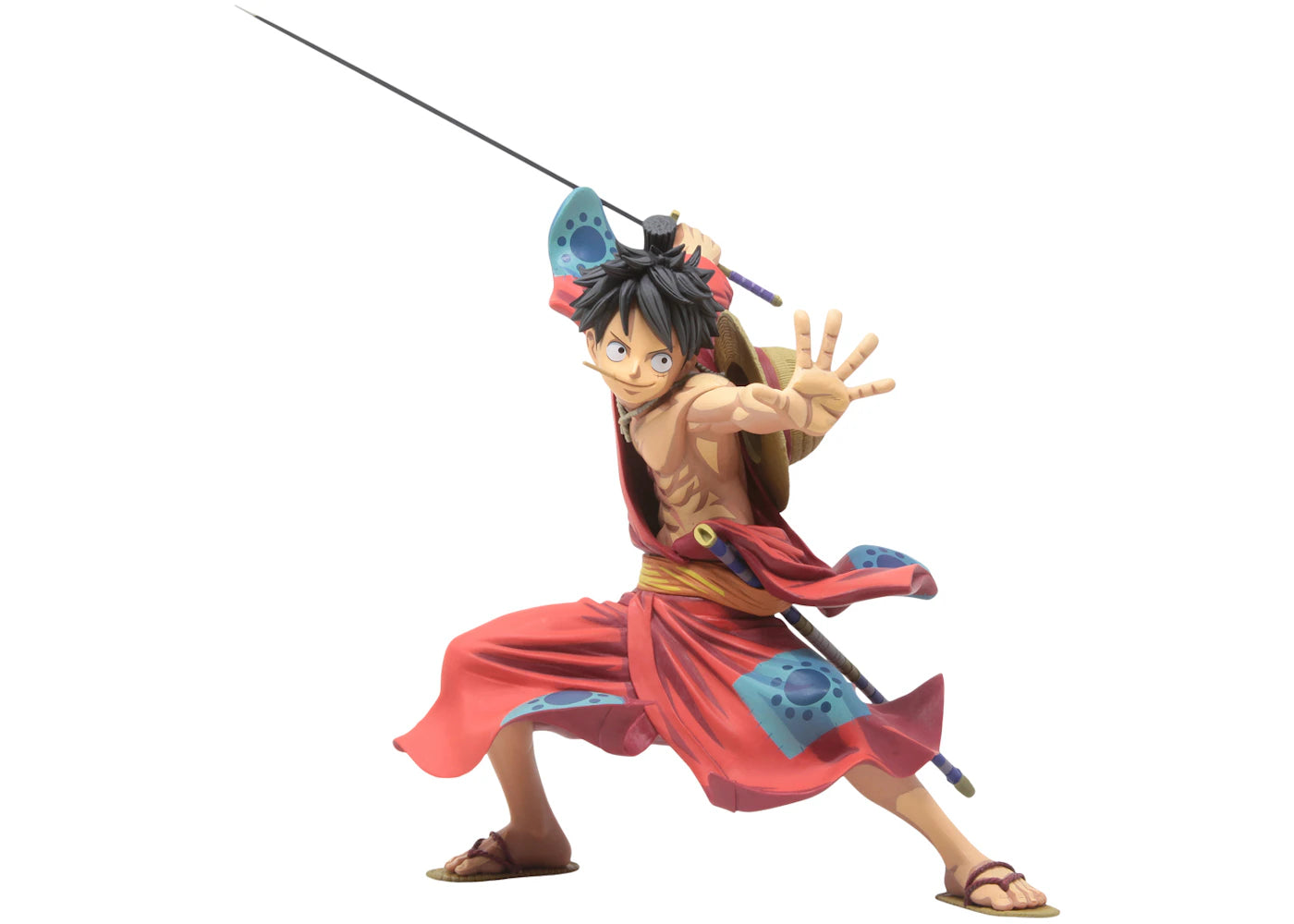 Banpresto One Piece World Colosseum 3 Super Master Stars Piece Manga Dimensions The Monkey D. Luffy Figure Red