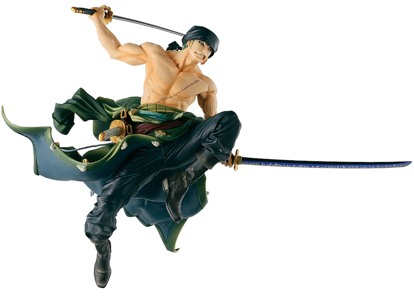 Banpresto One Piece World Colosseum Volume 1 Roronoa Zoro Figure Re-Run Figure Green
