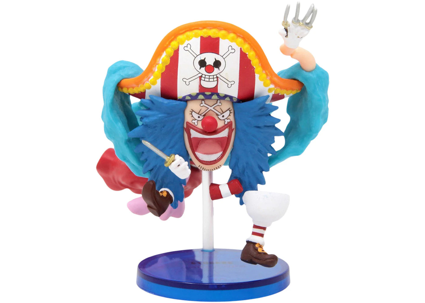 Banpresto One Piece World The Great Pirates 100 Landscapes Vol. 5 Buggy Figure Blue