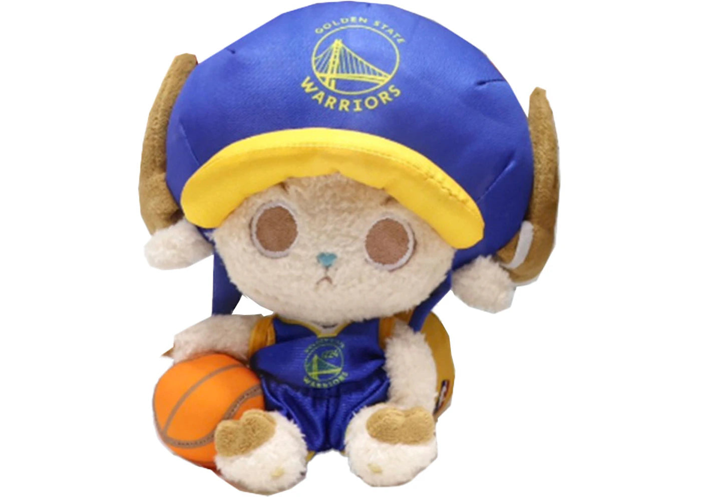 Banpresto One Piece x Nba Chopper's Plush Golden State Warriors