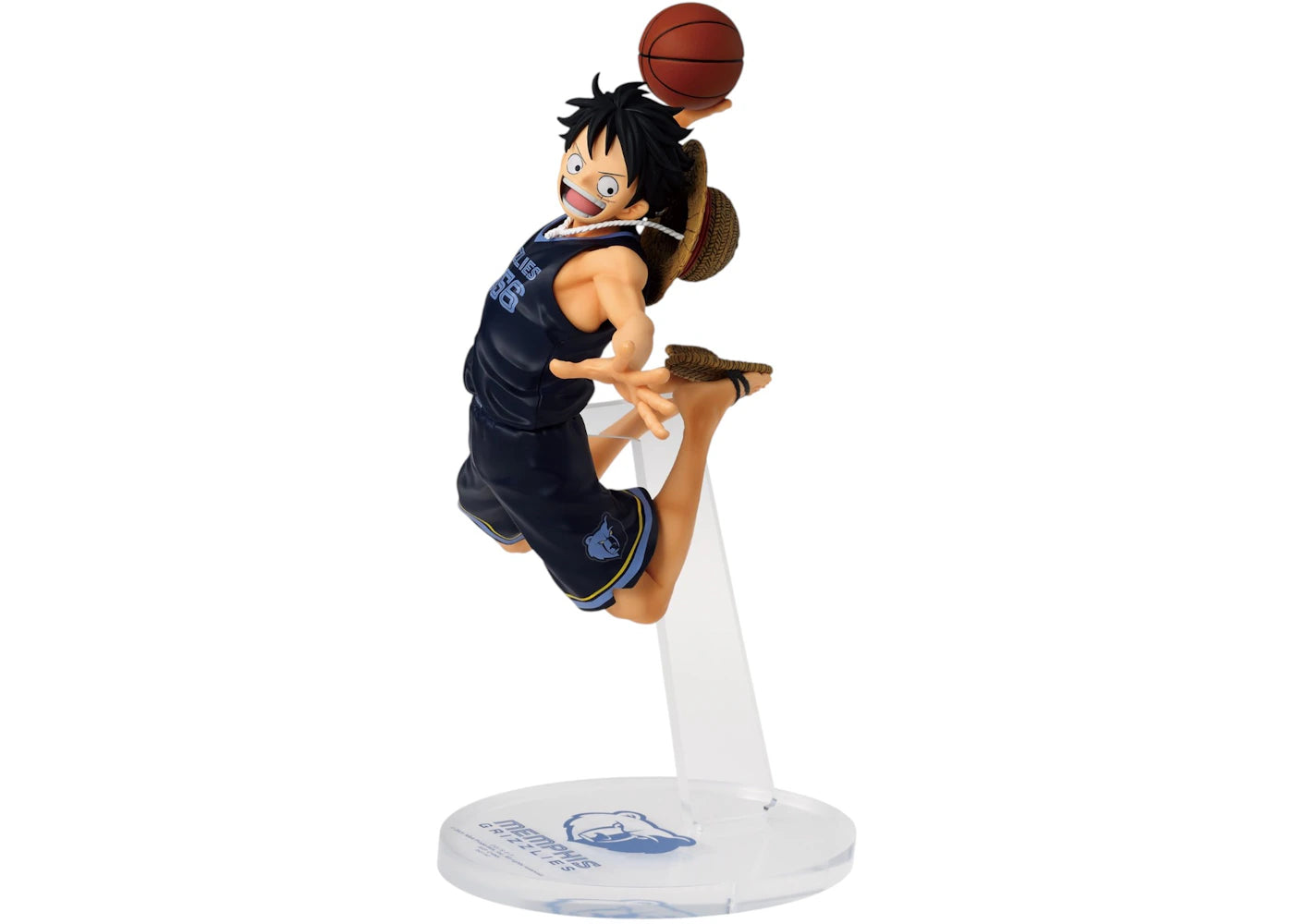 Banpresto One Piece x Nba Master Stars Piece The Monkey.d.luffy Figure Memphis Grizzlies