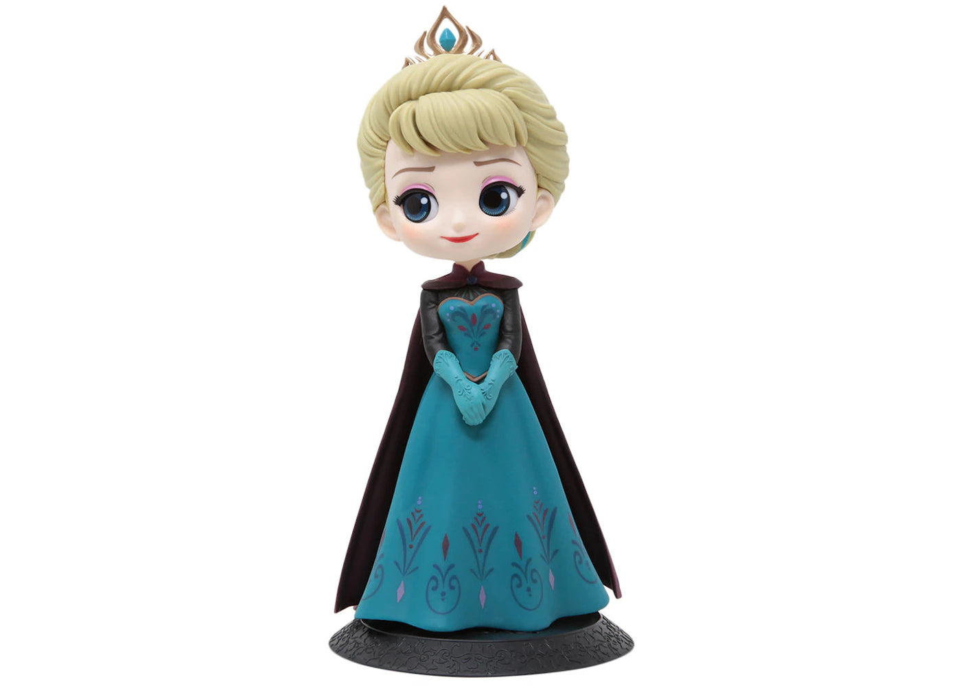 Banpresto Q Posket Disney Characters Elsa Coronation Style A Normal Color Version Figure Teal