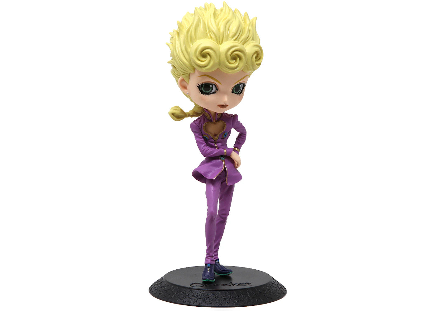 Banpresto Q Posket JoJo's Bizarre Adventure Golden Wind Giorno Giovanna Version A Figure Purple