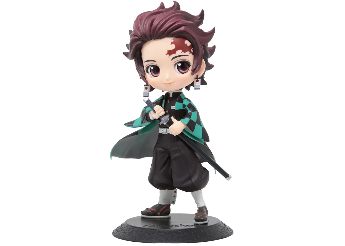 Banpresto Q Posket Kimetsu No Yaiba Tanjiro Kamado Version A Figure Green