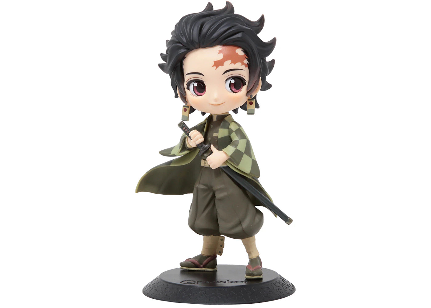 Banpresto Q Posket Kimetsu No Yaiba Tanjiro Kamado Version B Figure Olive