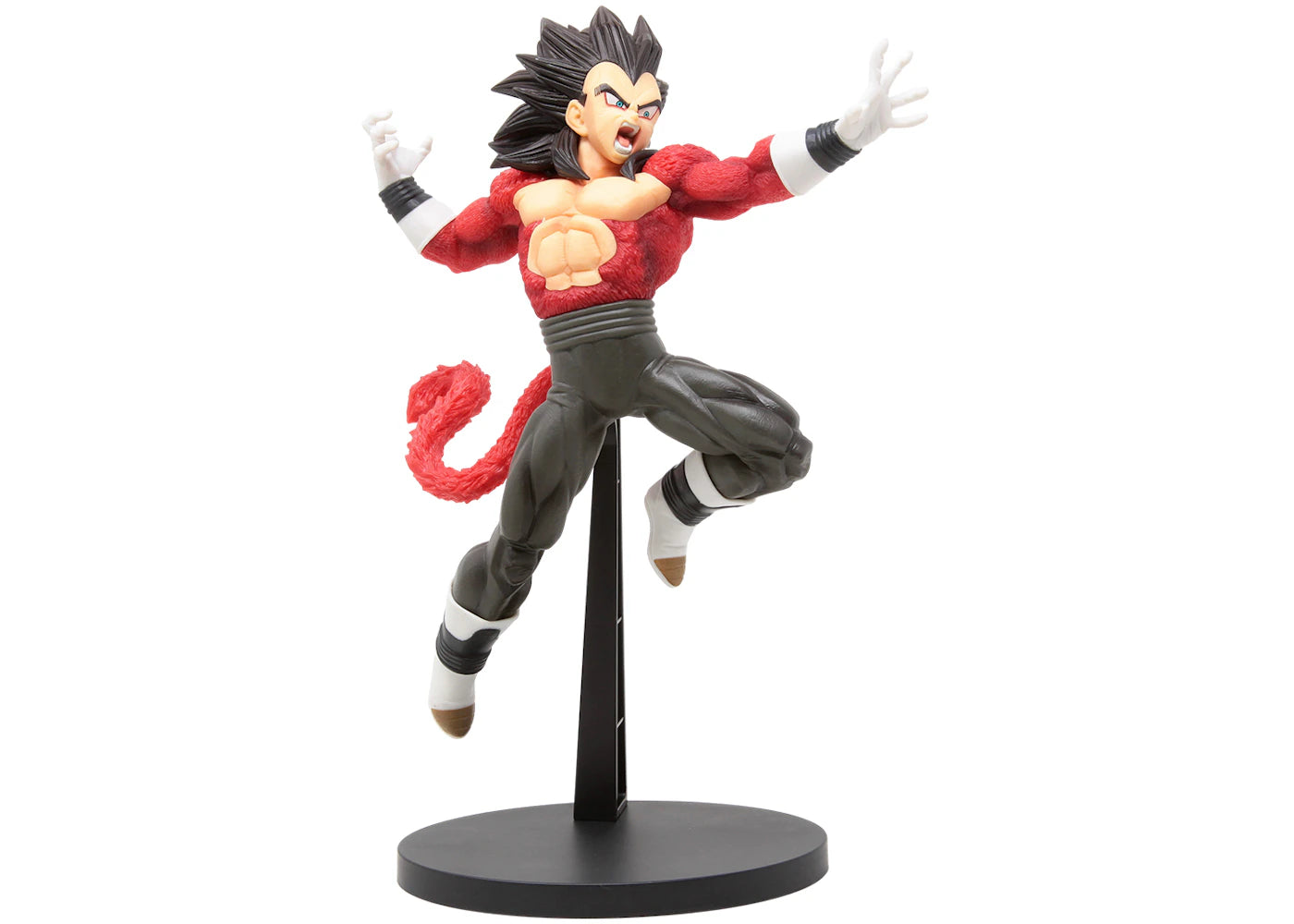 Banpresto Super Dragon Ball Heroes 9th Anniversary Figure Super Saiyan 4 Xeno Vegeta Figure Red