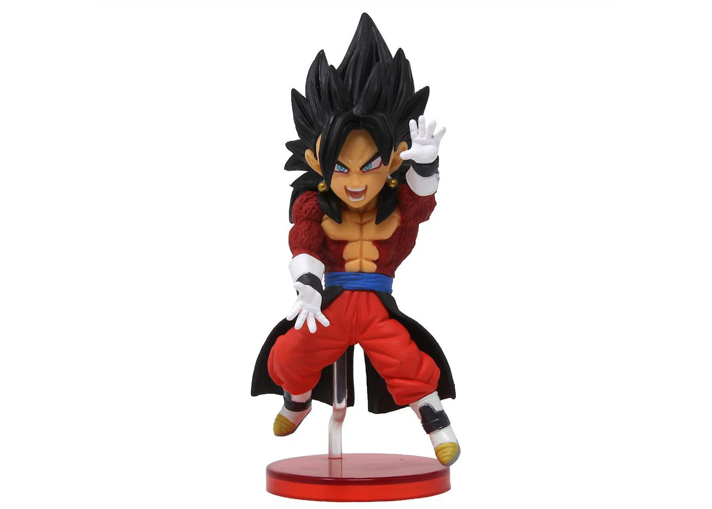 Banpresto Super Dragon Ball Heroes World Volume 5 21 Super Saiyan 4 Vegito Xeno Figure Black & Red