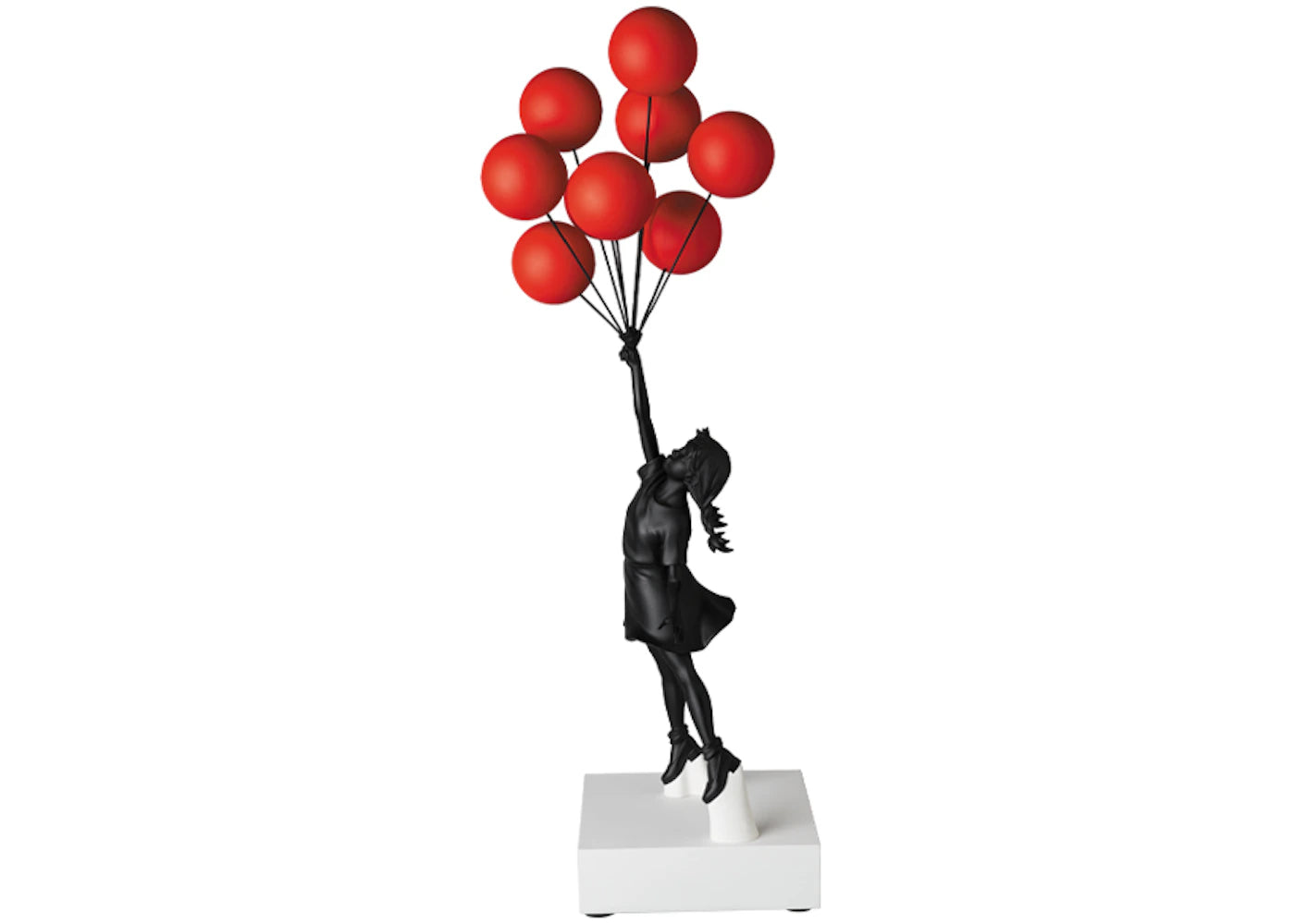 Banksy Ballon Girl Figure Red/Black