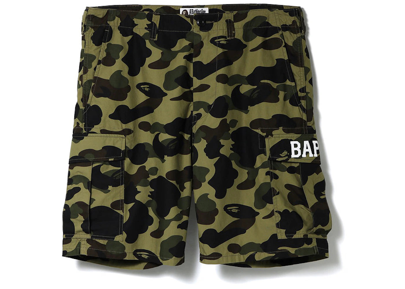 BAPE 1st Camo 6 Pocket Shorts Green