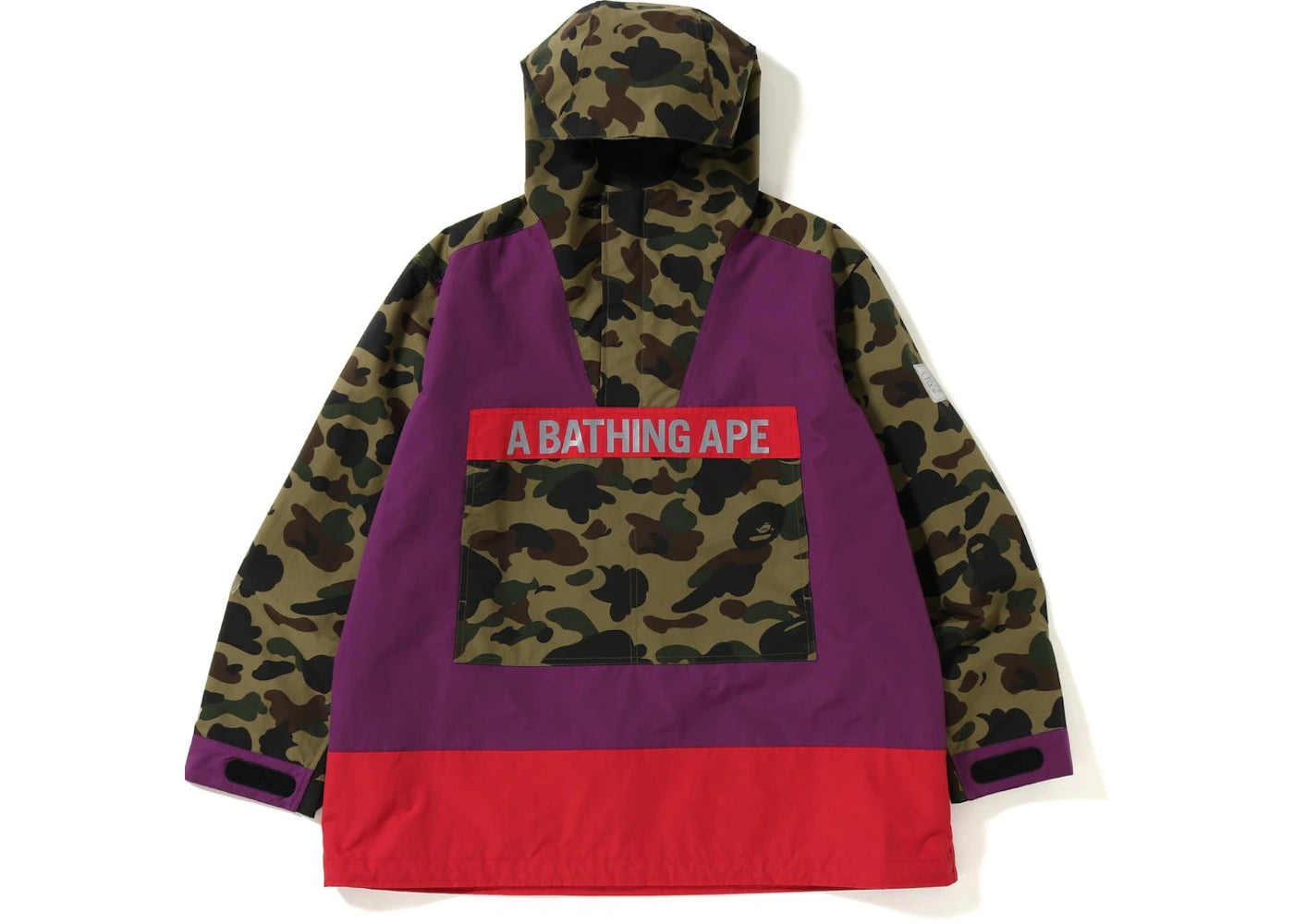 BAPE 1st Camo Anorak Green