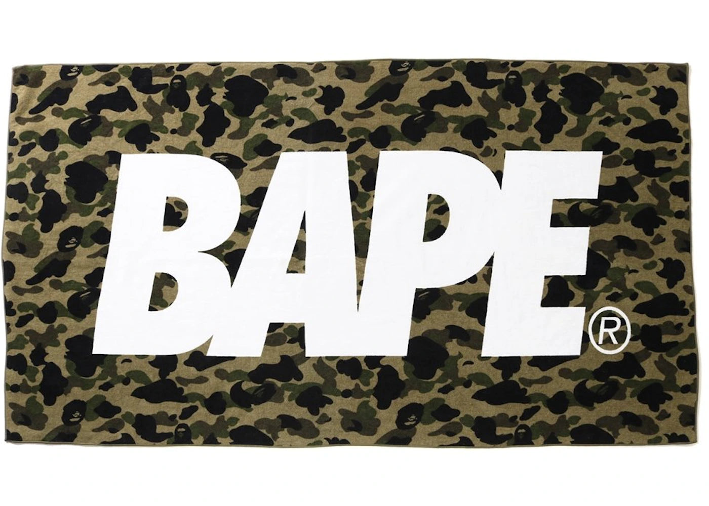 BAPE 1st Camo Beach Towel Green