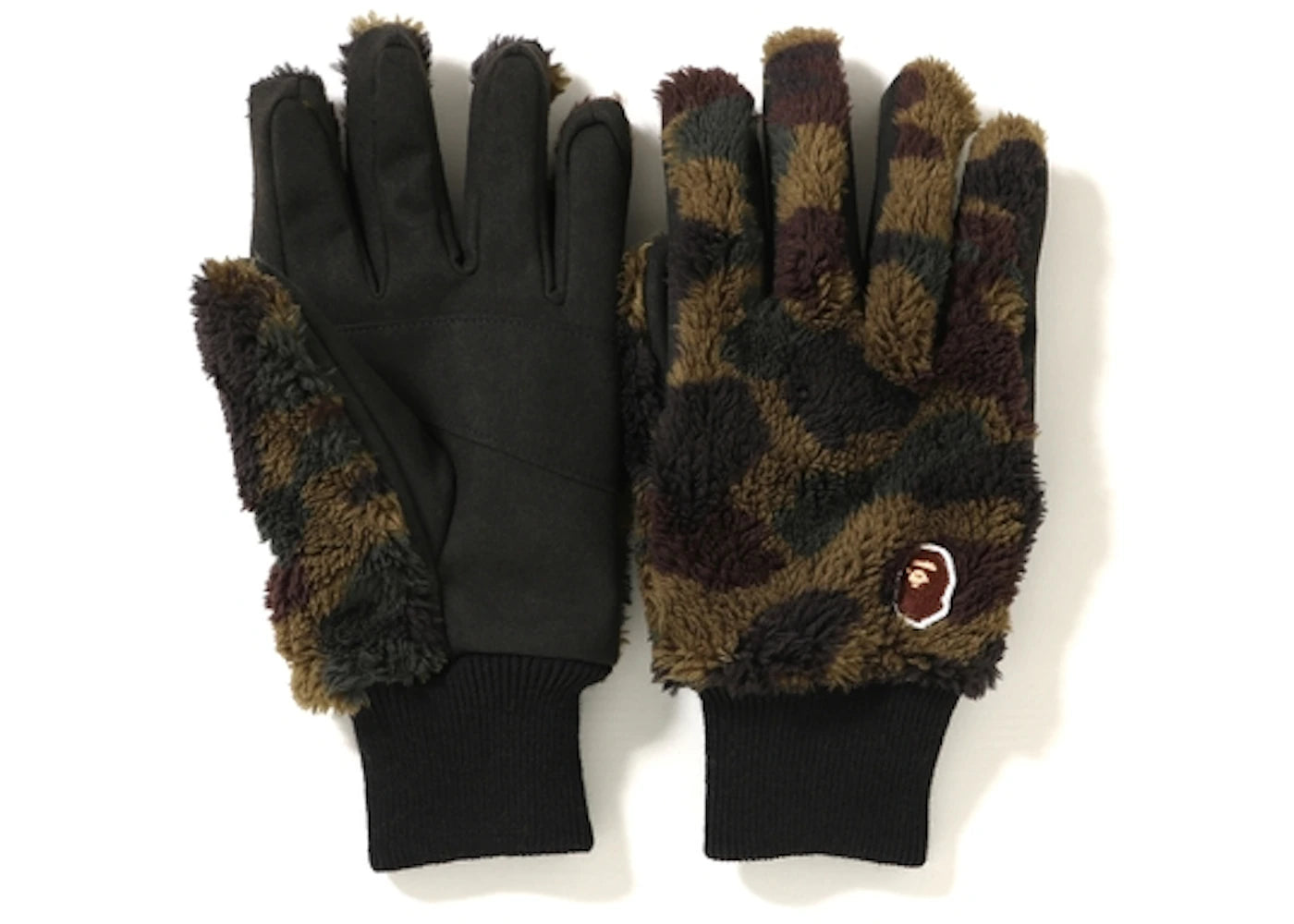 BAPE 1st Camo Boa Gloves Green