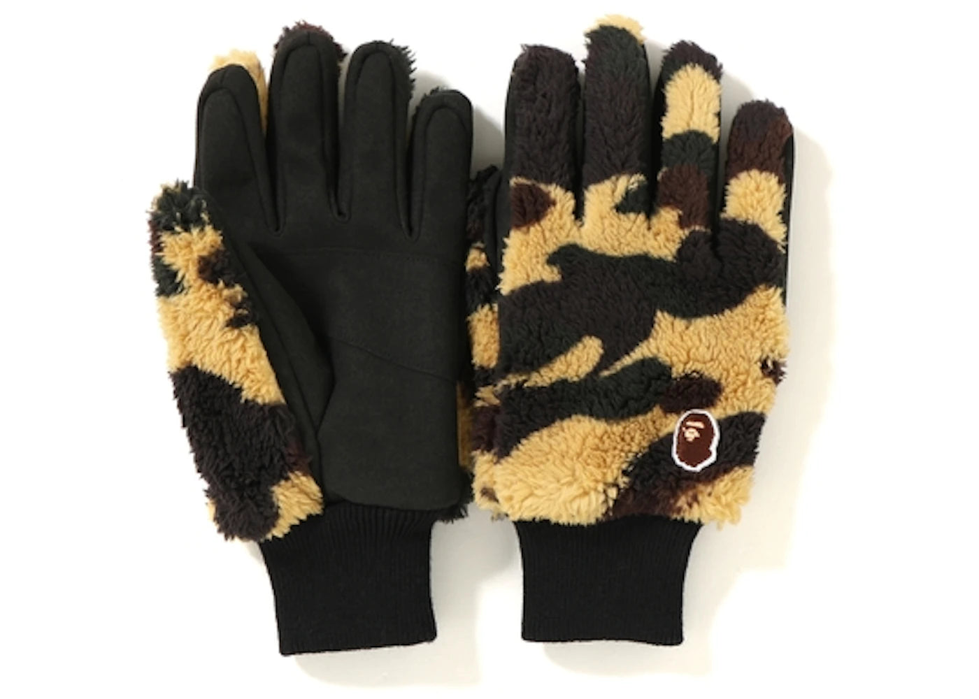 BAPE 1st Camo Boa Gloves Yellow