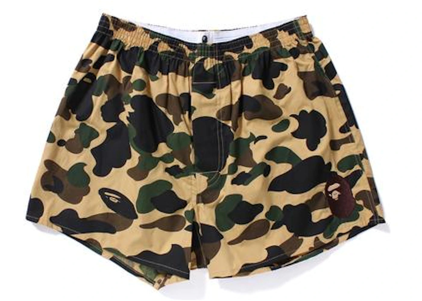 BAPE 1st Camo Boxers M Yellow