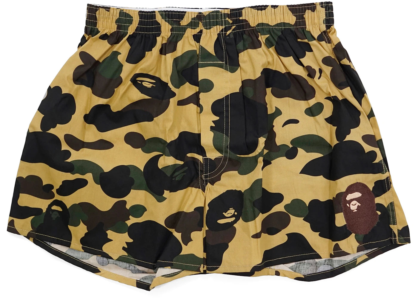 BAPE 1st Camo Boxers Yellow